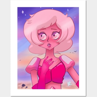 Pink Fell in Love Posters and Art